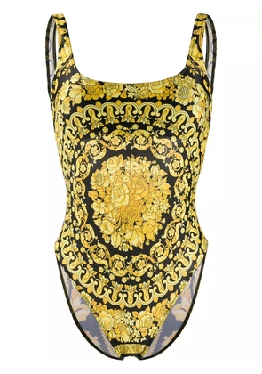 Versace Barocco one-piece swimsuit - Black