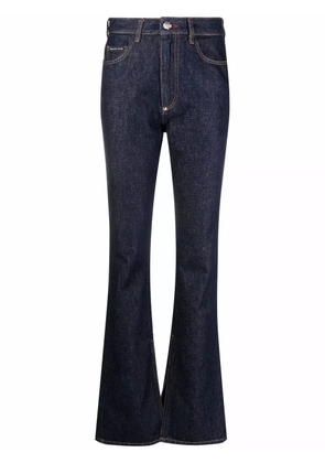 Philipp Plein high-waisted flared jeans - Blue