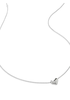 Monica Vinader heart-charm necklace - Silver