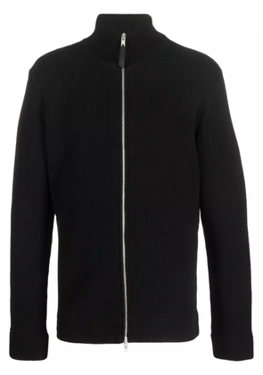 Maison Margiela ribbed zip-up cardigan - Black