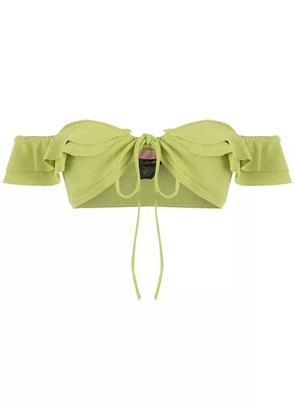 Clube Bossa off-shoulder bikini top - Green