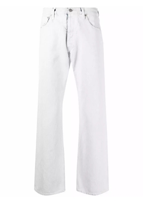 Maison Margiela mid-rise straight jeans - White