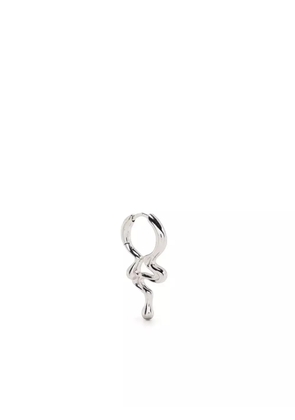 Maria Black drop-design small hoop earring - Silver