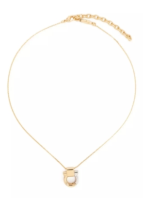 Ferragamo Gancini pendant necklace - Gold