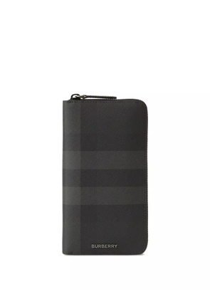 Burberry grained zip-around wallet - Grey