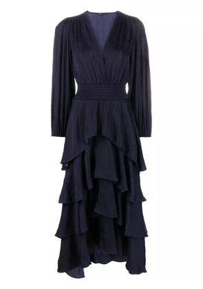 Maje ruffled maxi dress - Blue