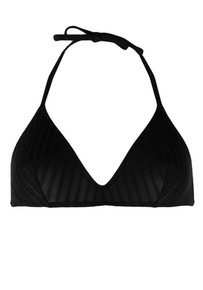 ERES ribbed triangle bikini top - Black