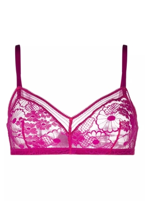 ERES Royal lace triangle bra - Pink