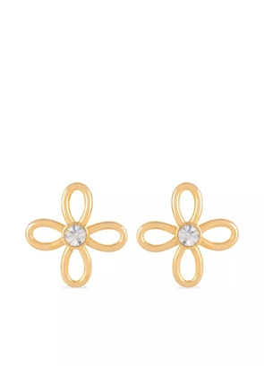 Susan Caplan Vintage 1990s Rediscovered clip-on earrings - Gold