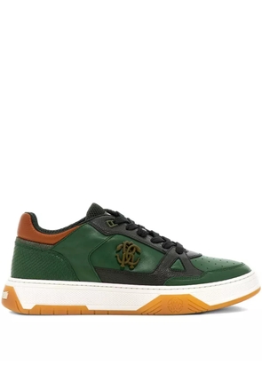 Roberto Cavalli debossed-logo trainers - Green
