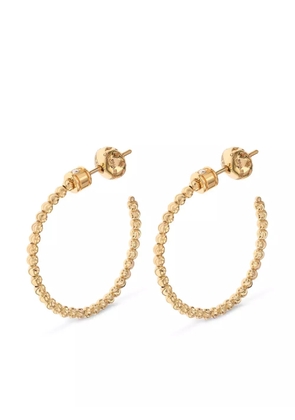 Officina Bernardi 18kt yellow gold Moon diamond hoop earrings