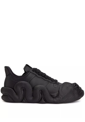 Giuseppe Zanotti Cobras 3D-detail low-top sneakers - Black