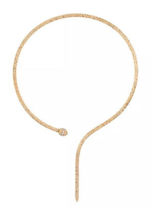 Officina Bernardi 18kt yellow gold Ophidia Y diamond necklace