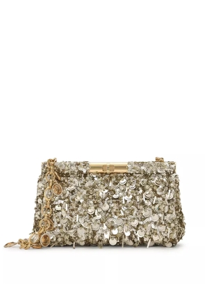 Dolce & Gabbana sequinned shoulder bag - Gold