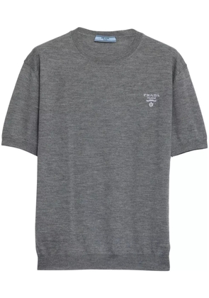 Prada knitted T-Shirt - Grey