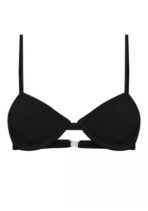 TOTEME shirred bikini top - Grey