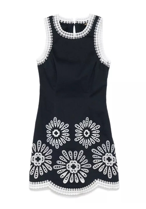 Maje embroidered mini dress - Blue