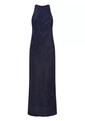 12 STOREEZ polka-dot midi dress - Blue