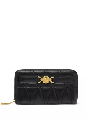 Versace Medusa '95 quilted long wallet - Black