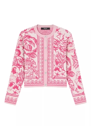 Versace Underwater Barocco cardigan - Pink