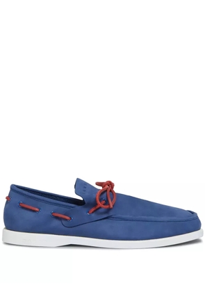 Marni slip-on leather loafers - 00B25 BLUE