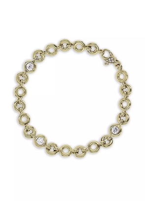 Pragnell 18kt yellow gold RockChain diamond bracelet