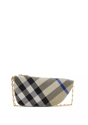 Burberry Shield check-pattern mini bag - Neutrals
