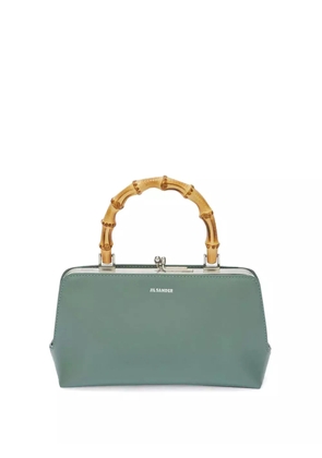 Jil Sander mini Goji Bamboo leather tote bag - Green