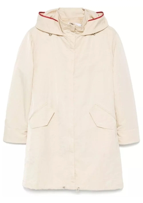 Patrizia Pepe hooded parka coat - Neutrals