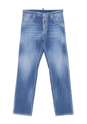 DSQUARED2 logo-embroidered jeans - Blue