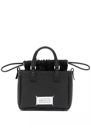 Maison Margiela 5AC Horizontal leather tote bag - Black