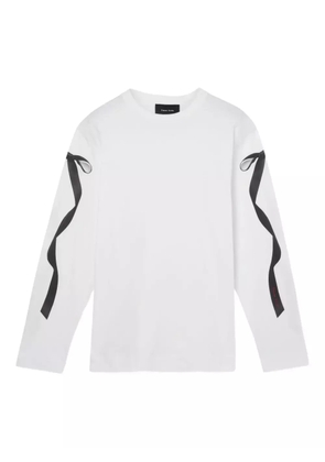 Simone Rocha bow-print T-shirt - White