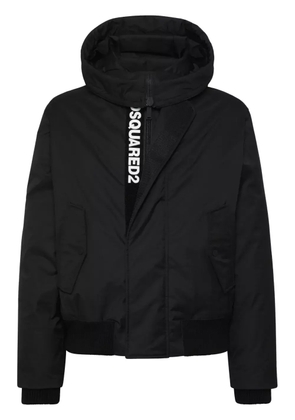 DSQUARED2 concealed logo-print padded jacket - Black