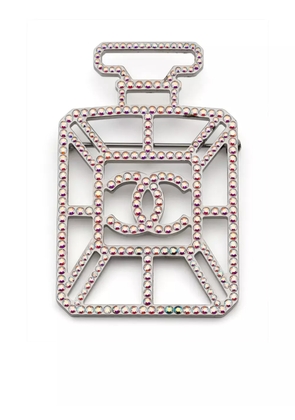 CHANEL Pre-Owned CC logo perfume brooch - Pink