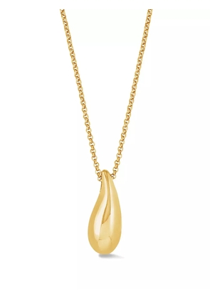 DOWER AND HALL large pebble droplet pendant - Gold