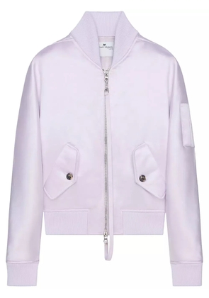 Courrèges satin bomber jacket - Pink
