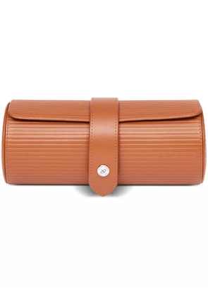 Rapport Nova three-watch roll case - Brown
