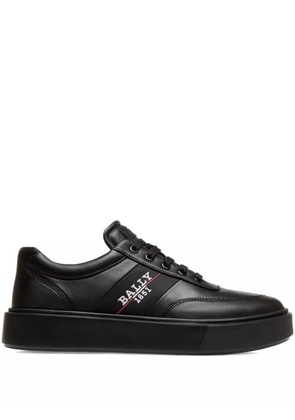 Bally logo-detail leather sneakers - Black