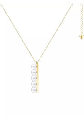 TASAKI 18K yellow gold Collection Line Balance Plus Akoya pearl pendant