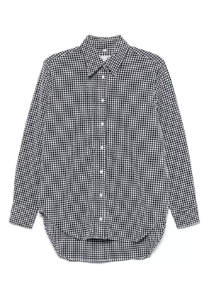 Hunza G chequered shirt - Black