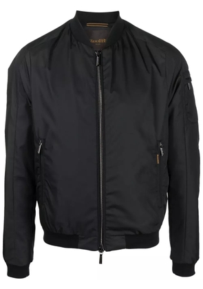Moorer zip-up bomber jacket - Black