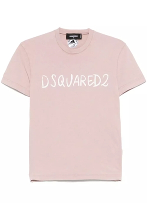 DSQUARED2 logo-print T-shirt - Pink