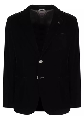 Giorgio Armani single-breasted blazer - Black