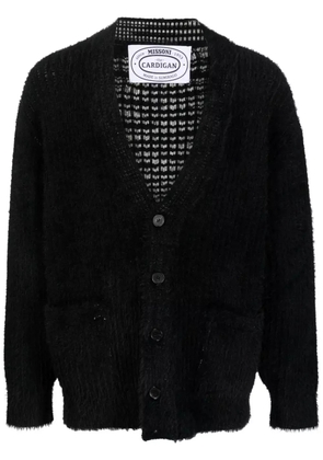Missoni brushed V-neck cardigan - Black