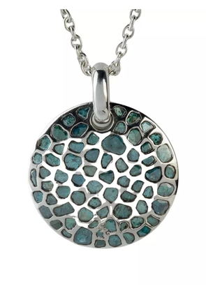 Parts of Four Disk diamond necklace - Silver