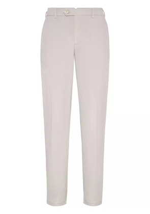 Brunello Cucinelli tapered trousers - Neutrals