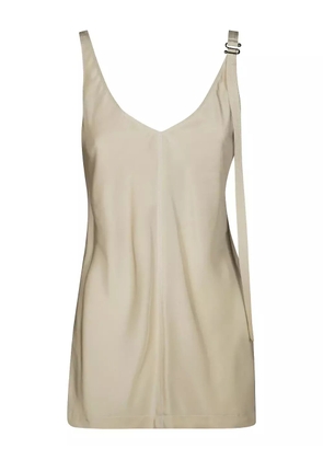 Sportmax Waser strap-detailed tank top - Neutrals