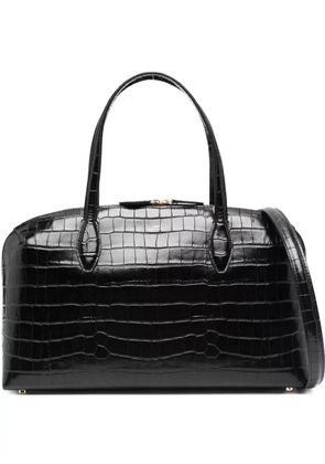 TOTEME medium Day croc-embossed tote bag - Black