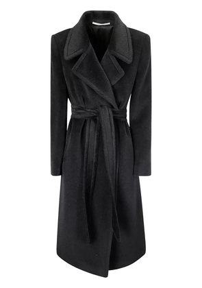 Tagliatore belted trench coat - Black