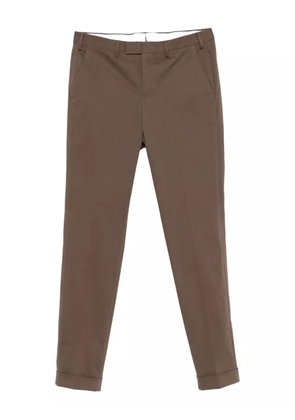 PT Torino tapered chino trousers - Brown
